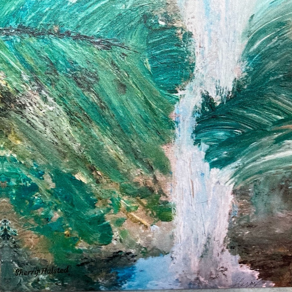 Canvas print from original painting